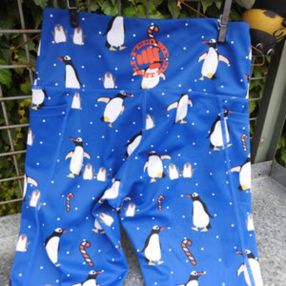 Feed Me Fight Me Penguin Leggings